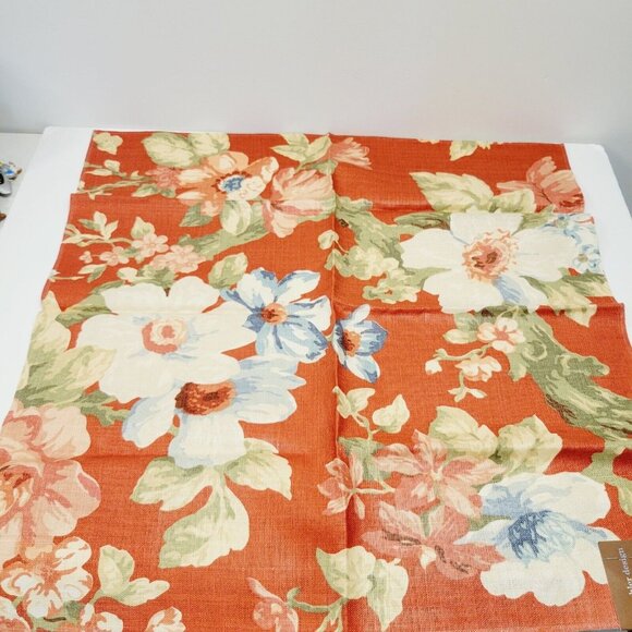 Jardin Prive Poppy Floral Fabric Swatch Lee Jofa Eric Cohler Design England - Picture 4 of 5